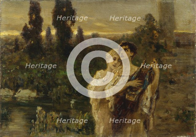 Elegy. Artist: Kotarbinsky, Vasilii (Wilhelm) Alexandrovich (1849-1921)