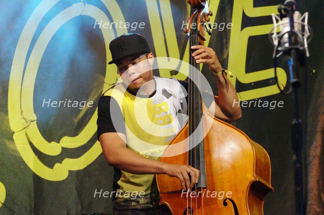 Michael Bowie, Love Supreme Jazz Festival, Glynde Place, East Sussex, 2015. Artist: Brian O'Connor.