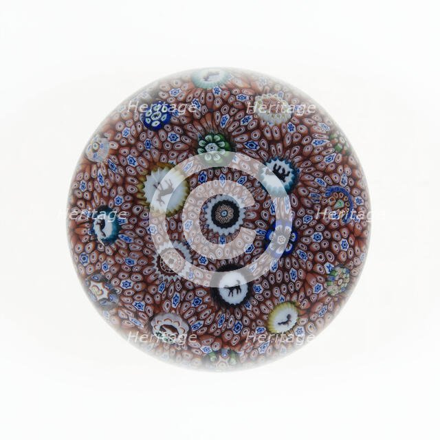 Paperweight, Lunéville, 1848. Creator: Baccarat Glasshouse.