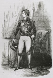 Joseph I Bonaparte, (1768-1844), King of Naples, (1806-1808) and king of Spain (1808-1813), 1853.  Creators: Bernardo Rico, Eusebio Zarza.