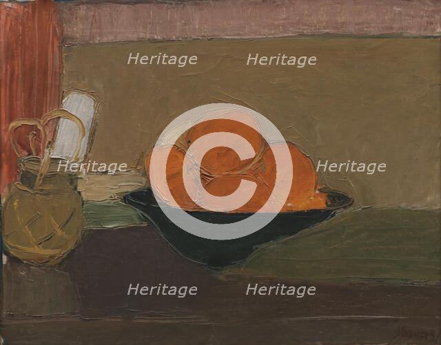 Still Life with Oranges, 1937. Creator: Immanuel  Ibsen.