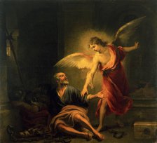 The Liberation of Saint Peter, 1666-1667. Creator: Murillo, Bartolomé Estebàn (1617-1682).