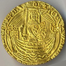 Noble of Edward III (r. 1327-77) , British, 1361-69. Creator: Unknown.