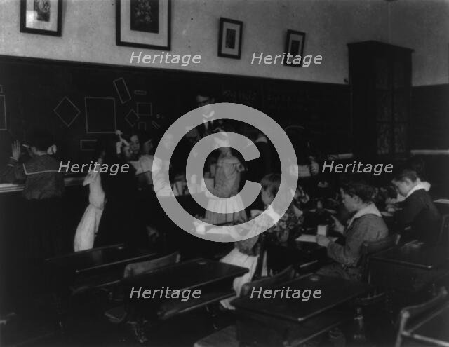 Washington, D.C. Public Schools - classroom scenes and school activities, (1899?). Creator: Frances Benjamin Johnston.