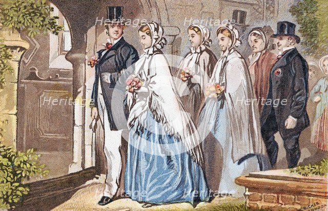 'The Wedding Day', c1885. Artist: Unknown