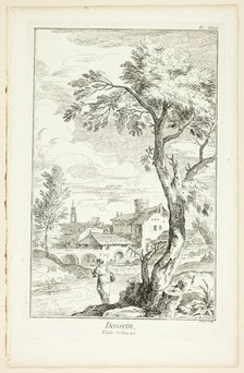 Design: Landscape Study, from Encyclopédie, 1762/77. Creator: Benoit-Louis Prevost.