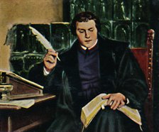'Martin Luther 1483-1546. - Gemälde von Thumann', 1934. Creator: Unknown.