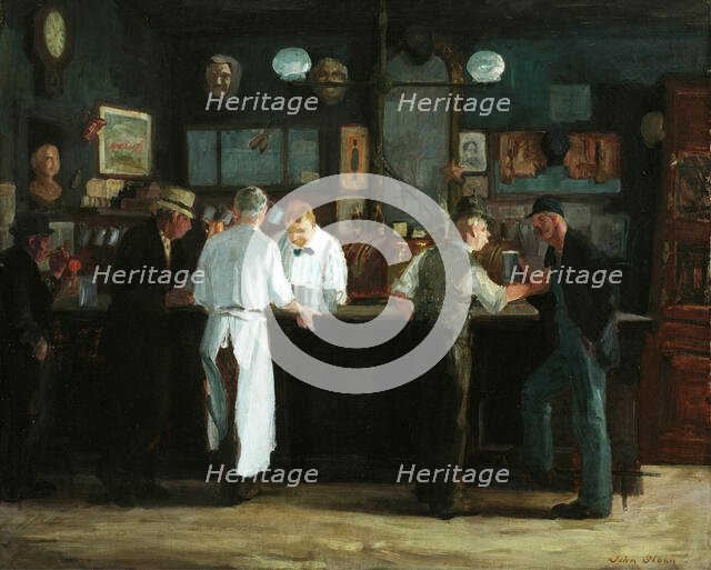 McSorley's Bar, 1912. Creator: John Sloan.