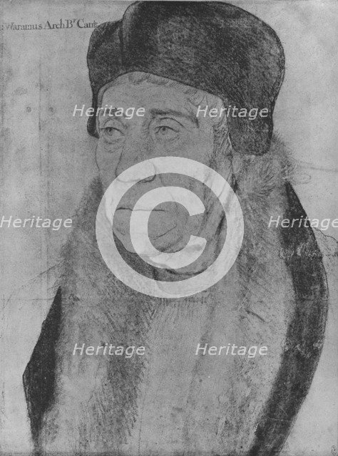 'William Warham, Archbishop of Canterbury', 1527 (1945). Artist: Hans Holbein the Younger.
