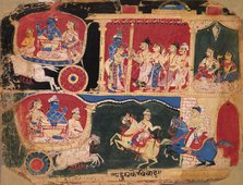 The Marriage of Pradyumna and Rukmavati, page from a Bhagavata Purana, c. 1525-50. Creator: Unknown.