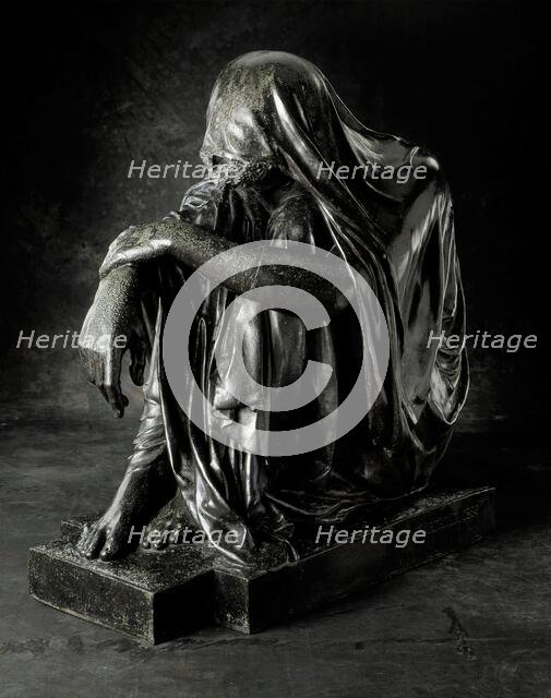 Funerary Genius, 1866. Creator: Frederic Auguste Bartholdi.