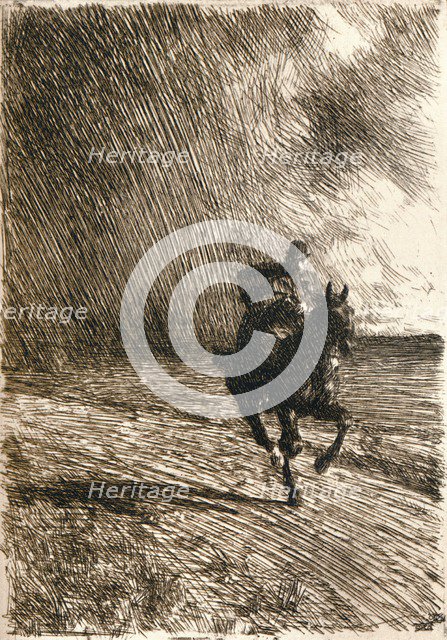 'The Storm', 1891. Artist: Anders Leonard Zorn.