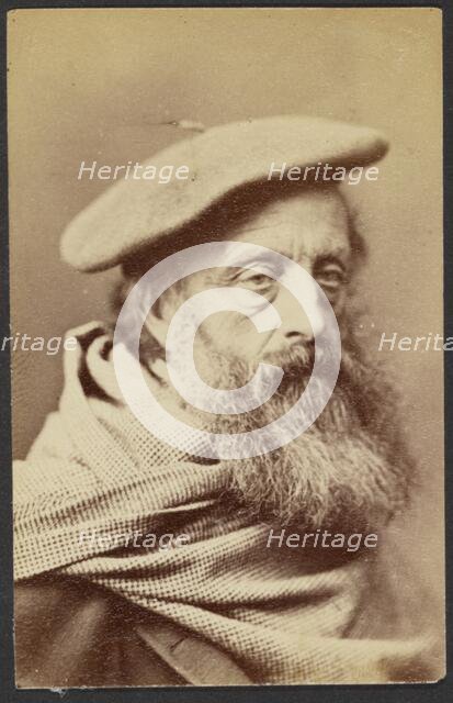 Portrait of James Clarke Hook, late 19th century. Creator: Unknown.