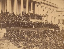 Lincoln Inauguration, March 4, 1865. Creator: Alexander Gardner.
