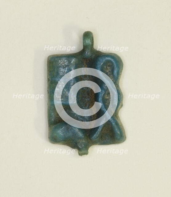 Plaque Amulet with the Name of the God Ptah, Egypt, Third Intermediate Period, Dynasty 21-25... Creator: Unknown.