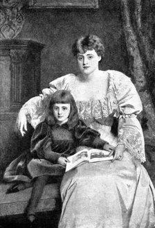 Pictures from the Royal Academy: Mrs. Gresham and Daughter - W. P. Frith, R.A., 1895. Creator: George Meisenbach.