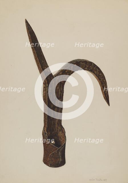 Bent Raider or Pike, 1939. Creator: Orison Daeda.