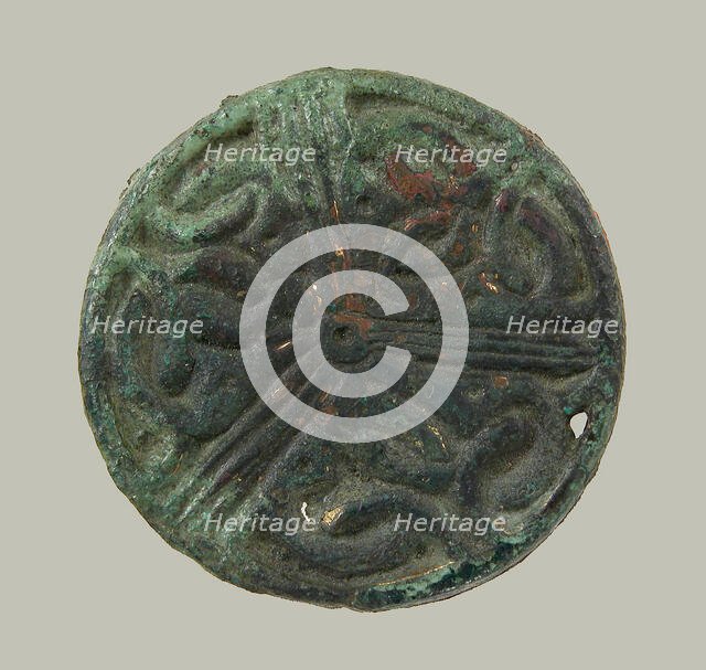 Disk Brooch, Frankish, 6th century. Creator: Unknown.