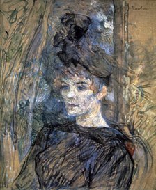'Portrait of Suzanne Valadon', 1885. Artist: Henri de Toulouse-Lautrec