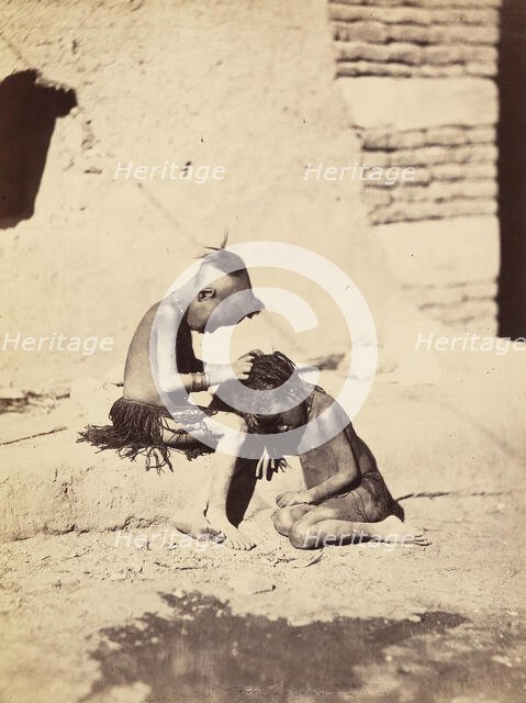 [Two Young Nubians], ca. 1857. Creator: Unknown.