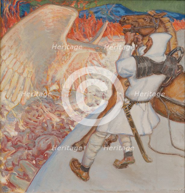 Lemminkäinen at the River of Tuonela, 1920.