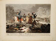 The Flight of Bonaparte from the Battle of Krasnoi, 1814. Artist: Wright, John Massey (1777-1866)