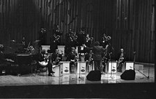 Count Basie Orchestra and Frank Foster, Barbican, London, 1986.   Artist: Brian O'Connor.