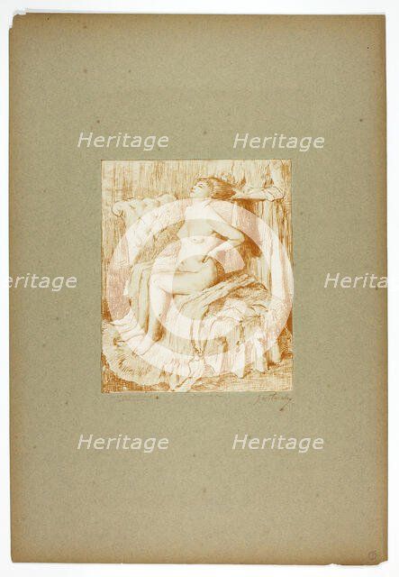 Dancer Dressing, 1889–90. Creator: Georges William Thornley.