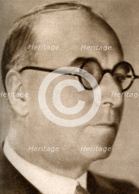 John Maxwell, chairman and managing director of British International Pictures, 1933. Artist: Unknown