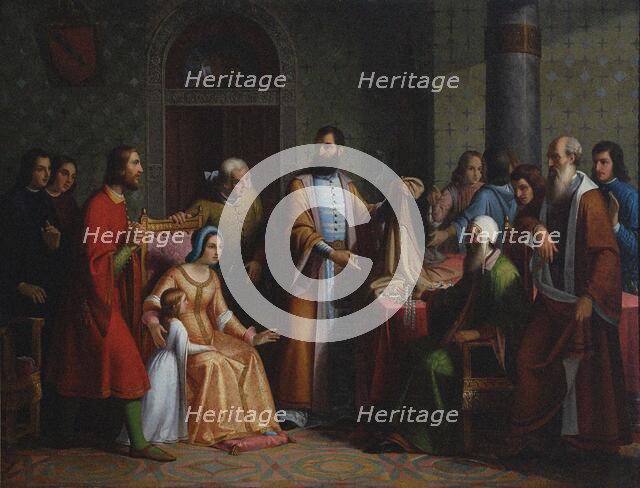 The Return of Marco Polo, after 1848. Creator: Gavagnin; Leonardo (1809-1887).