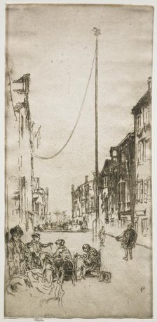 The Mast, 1880. Creator: James McNeill Whistler (American, 1834-1903).