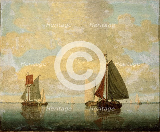 'Sailing Boats', 17th century. Artist: Willem van de Velde the Younger