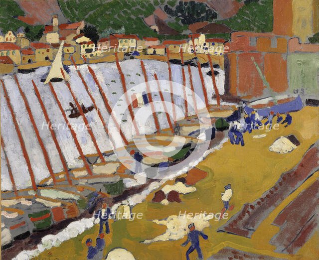 Suburb of Collioure, 1905. Creator: Andre Derain.