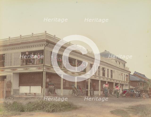 Geisha House, 1870s-1890s. Creator: Kusakabe Kimbei.