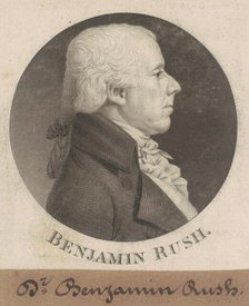Benjamin Rush, 1802. Creator: Charles Balthazar Julien Févret de Saint-Mémin.