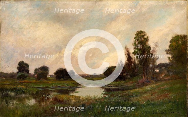 The River, Sound Beach, Connecticut, ca. 1870-1907. Creator: Edward Gay.