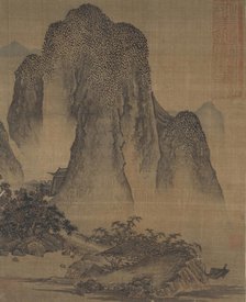 Landscape in the Style of Fan Kuan (image 1 of 2), Late Yuan or early Ming dynasty, 14th-15th cent.. Creator: Anon.