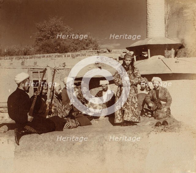 Dance of a bacha [dancing boy], Samarkand, between 1905 and 1915. Creator: Sergey Mikhaylovich Prokudin-Gorsky.