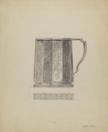 Silver Mug, c. 1936. Creator: John Fisk.