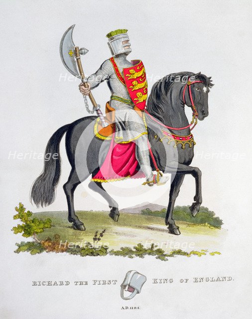 Richard I, King of England, 1194 (1824). Artist: Unknown