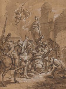Martyrdom of a Female Saint, 18th century. Creator: Francesco Fontebasso.