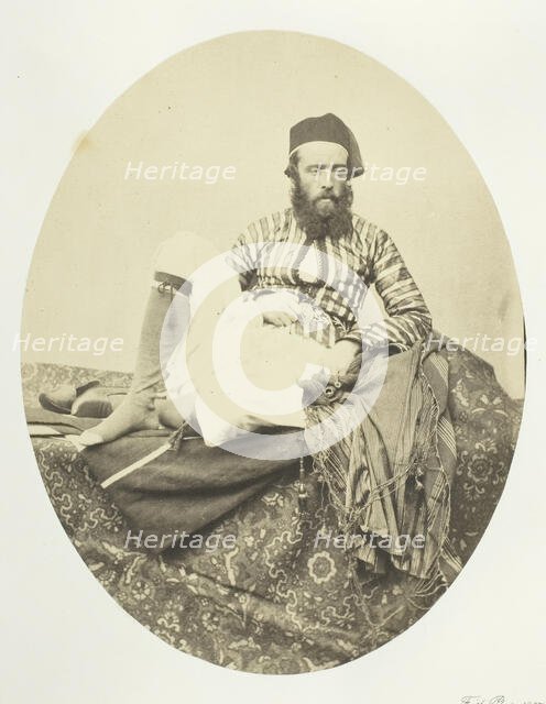 Portrait, Turkish Summer Costume, 1857. Creator: Francis Frith.