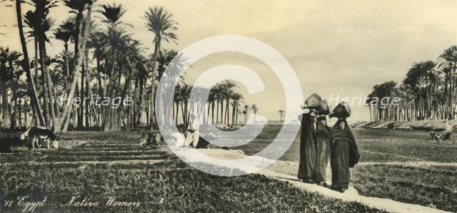 'Egypt - Native Women', c1918-c1939. Creator: Unknown.