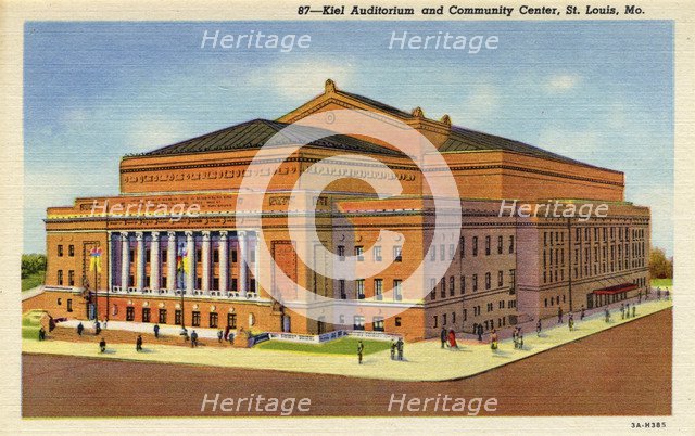 Kiel Auditorium and Community Center, St Louis, Missouri, USA, 1933. Artist: Unknown
