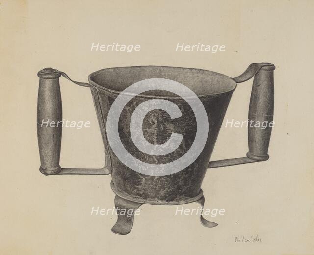 Ember Carrier, c. 1940. Creator: Maurice Van Felix.