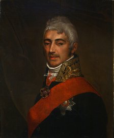 Portrait of the Poet Ivan Ivanovich Dmitriev (1760-1837), 1810s. Artist: Anonymous  