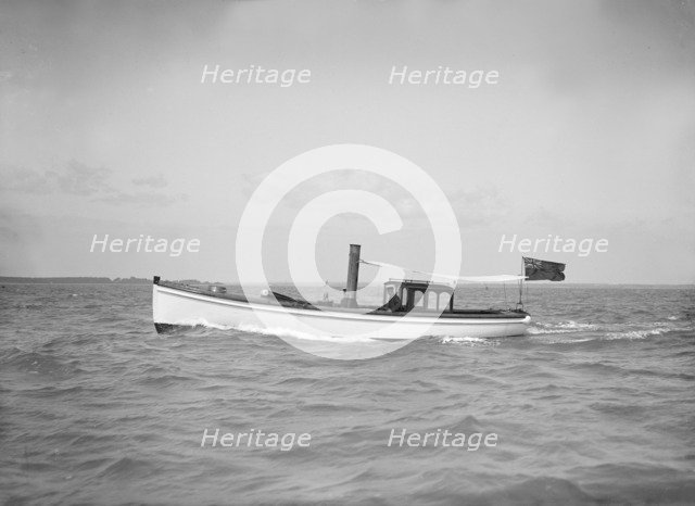 W. White & Sons launch, 1911. Creator: Kirk & Sons of Cowes.