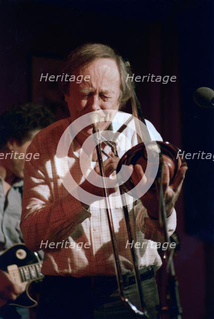 Chris Barber, 100 Club, Oxford Street, London,1988. Creator: Brian Foskett.