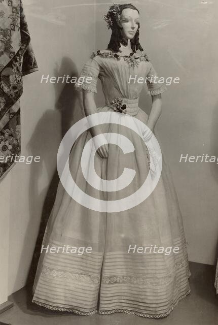 Wedding Dress, 1935/1942. Creator: Unknown.