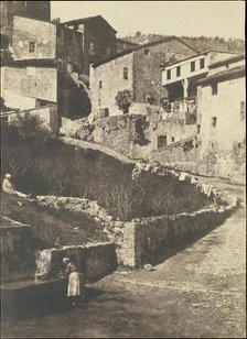 A Street in Grasse, 1852. Creator: Charles Nègre.